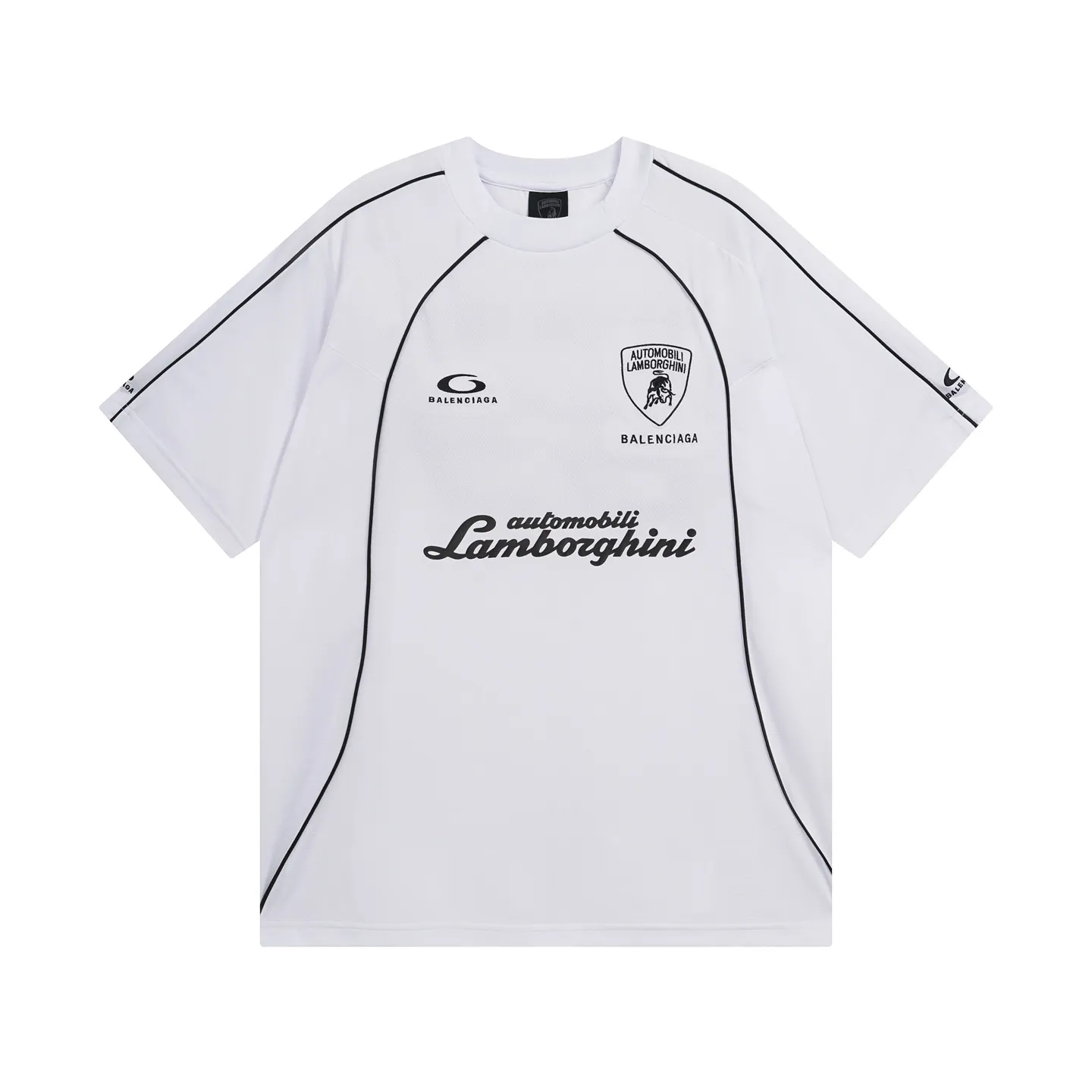 【 . Quality】BALENCI*GA/ Lamborghini ， ， ， T # 。 SS 25 New Arrival。 ， 。 。 ， ， ， 。 。 260 ， . ， 。 。 。 。 ， ， 。 . 。 OS . Same Style ：BL 253691 ：Black，White Size：XS S M L